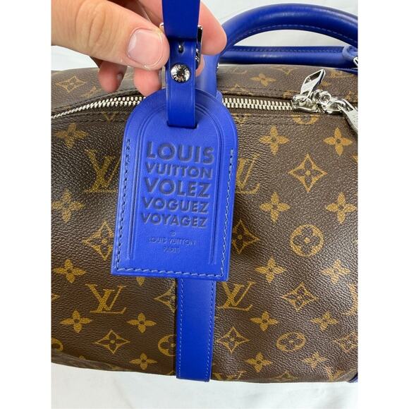 Louis Vuitton Keepall Bandoulière 50 Monogram Indigo Blue G73 SPB-MS 354490 - Picture 3 of 16